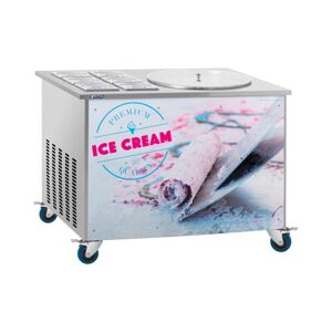 Stroj na rolovanou zmrzlinu Ø 50 cm 6 nádob s víky - Stroje na rolovanou zmrzlinu Royal Catering