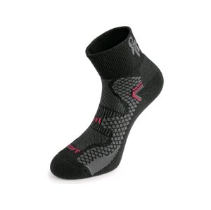 Canis CXS Funkční ponožky CXS SOFT, černo-červené - 48